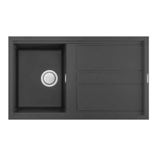 EVIER FOCUS 1 BAC NOIR SMART.86B