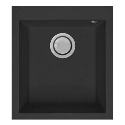 EVIER QUADRA  NOIR 40B FOCUS LINE