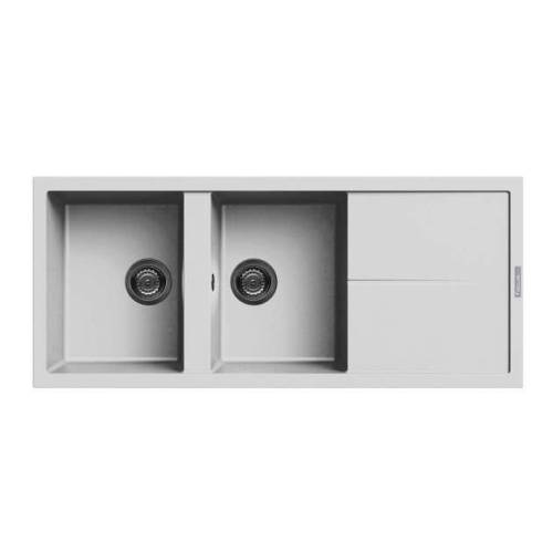 EVIER GRANITECK F.116W BLANC