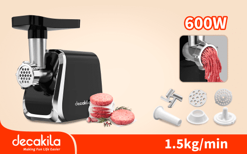 HACHOIR VIANDE DECAKILA 1.5KG 600W Noir - KEMG021B