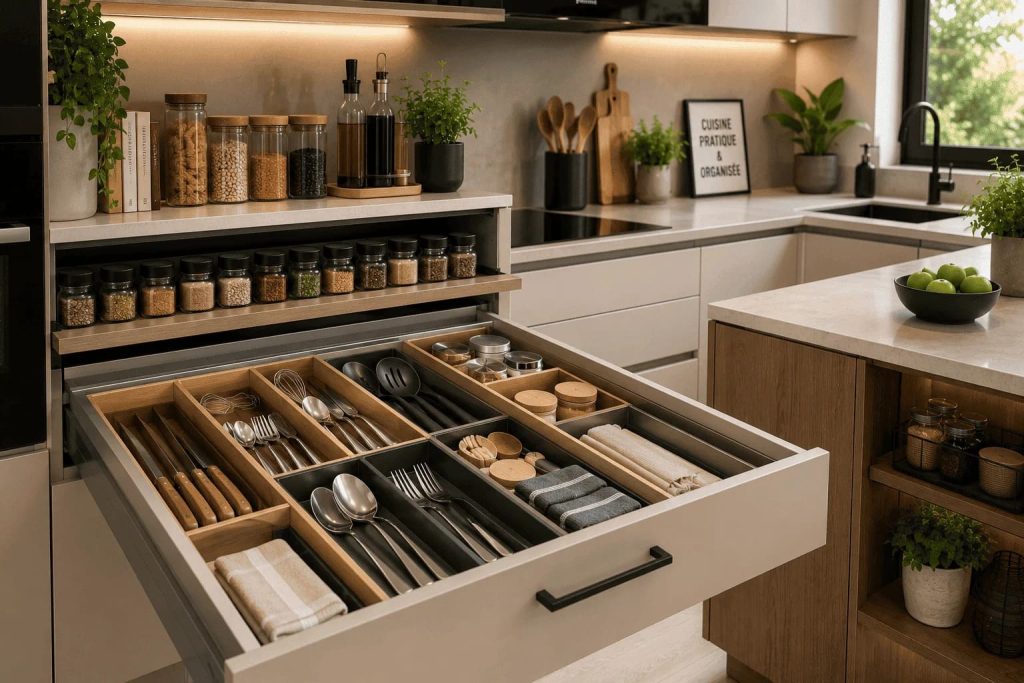 Les accessoires indispensables pour une cuisine pratique et bien organisée
