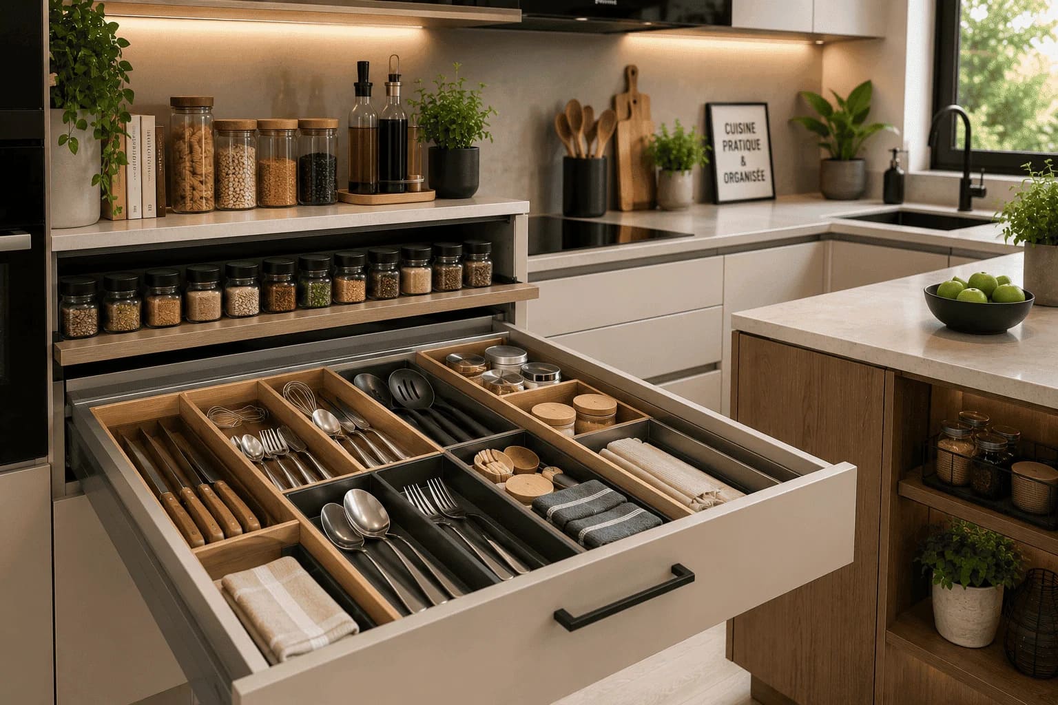 Les accessoires indispensables pour une cuisine pratique et bien organisée