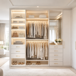 Les couleurs modernes pour un dressing élégant