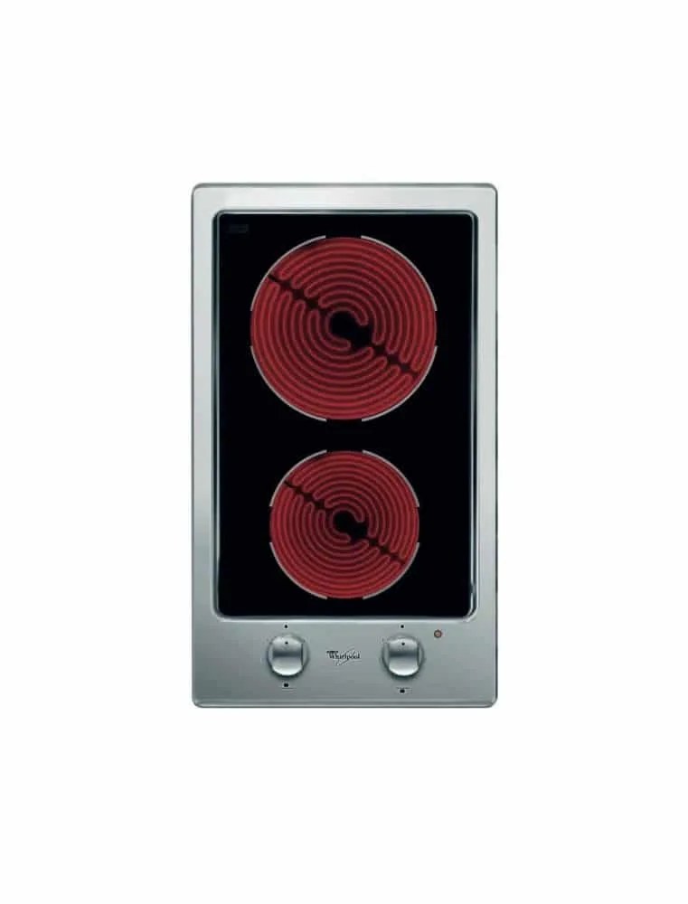Whirlpool Domino électrique vitrocéramique 2 foyers AKT 315/IX