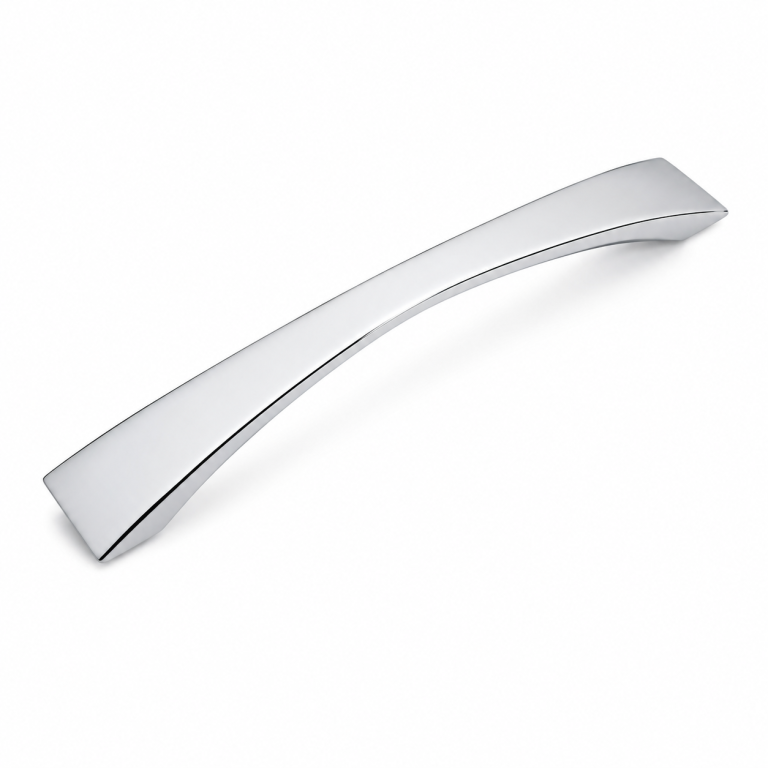 Poignée Eureka 1375 – Entraxe 160 mm – Chrome brillant