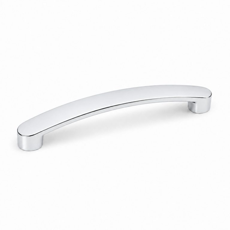 Poignée Eureka 1422 – Entraxe 128 mm – Chrome brillant