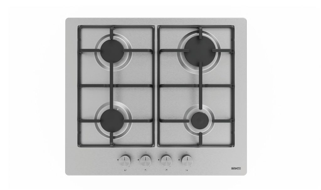 Plaque de cuisson Infinity H6351W11IS — PLAQUE DE CUISSON INOX 60 4 FEUX INFINITY