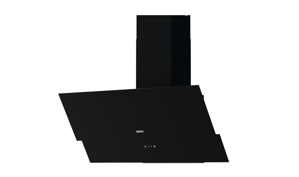 Hotte Infinity AGW4015-90B — Hotte décorative murale 90CM NR 3V 190W INFINITY