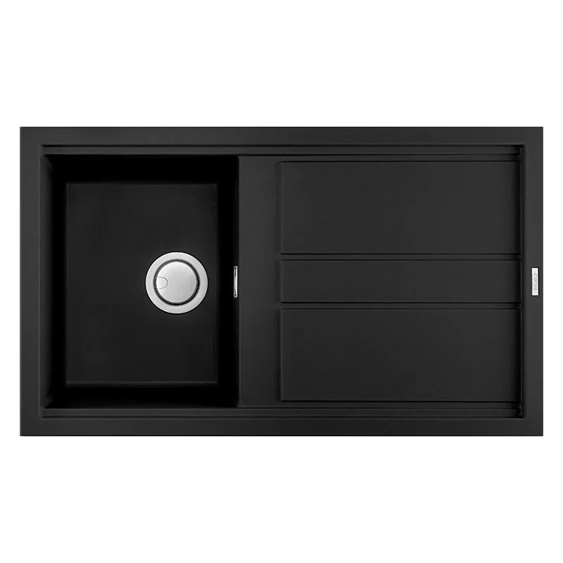 Évier Focus SMART.86B Granitek 86 cm 1 bac Noir