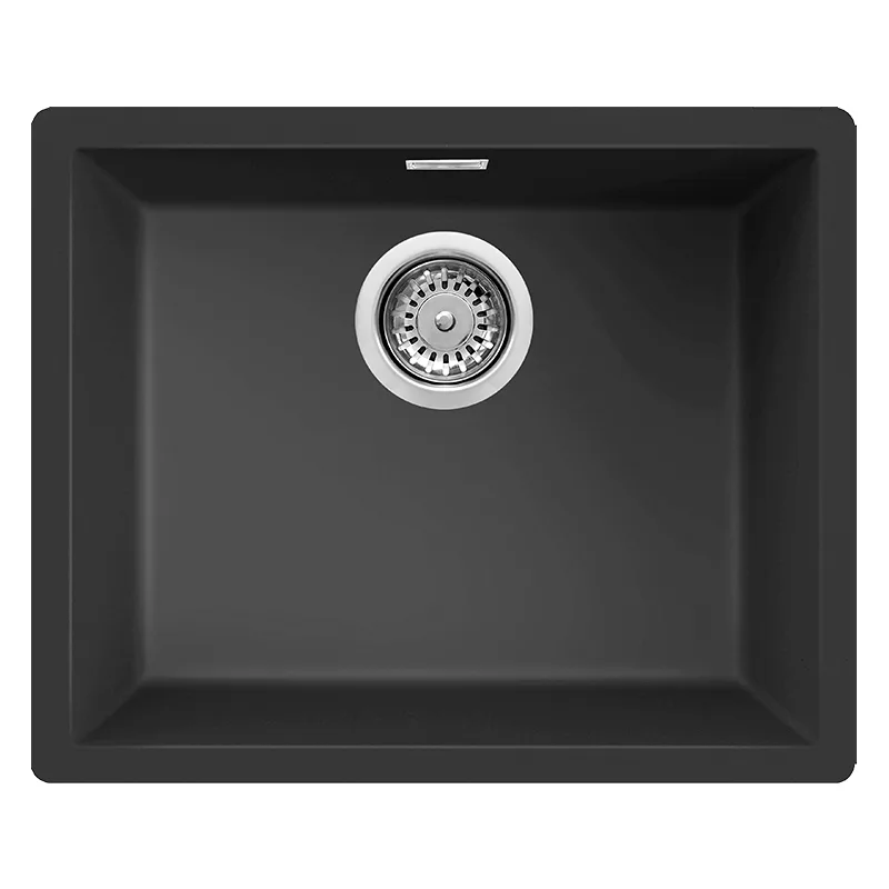 Évier Focus SMILE.56B Granitek 55,6 cm 1 bac Noir