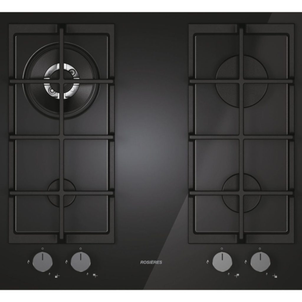 Plaque de cuisson Rosière RVG6BF4C3B — Table de cuisson Table Gaz Sublime