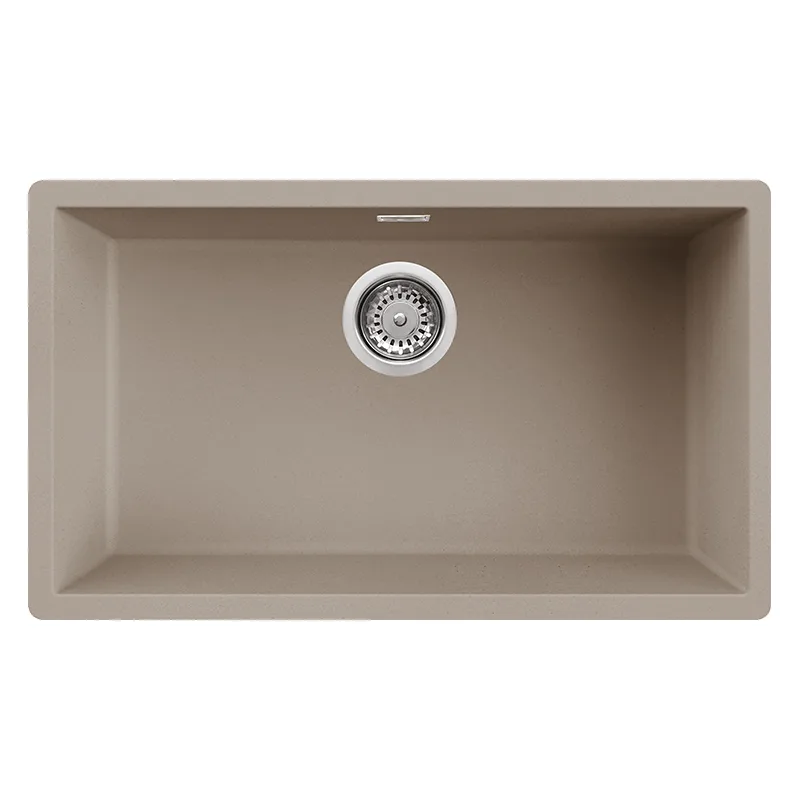 Évier Focus SMILE.76A Granitek 75,6 cm 1 bac Grège