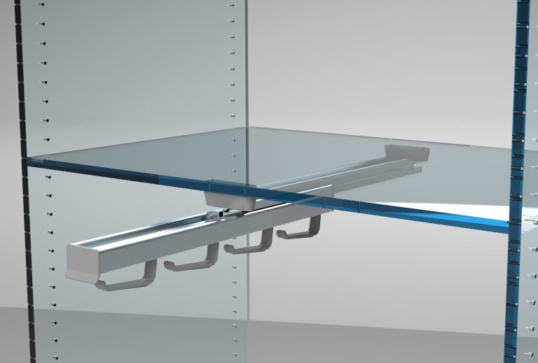 Porte-cintres coulissant AMBOS 405/A – 51 à 85 cm