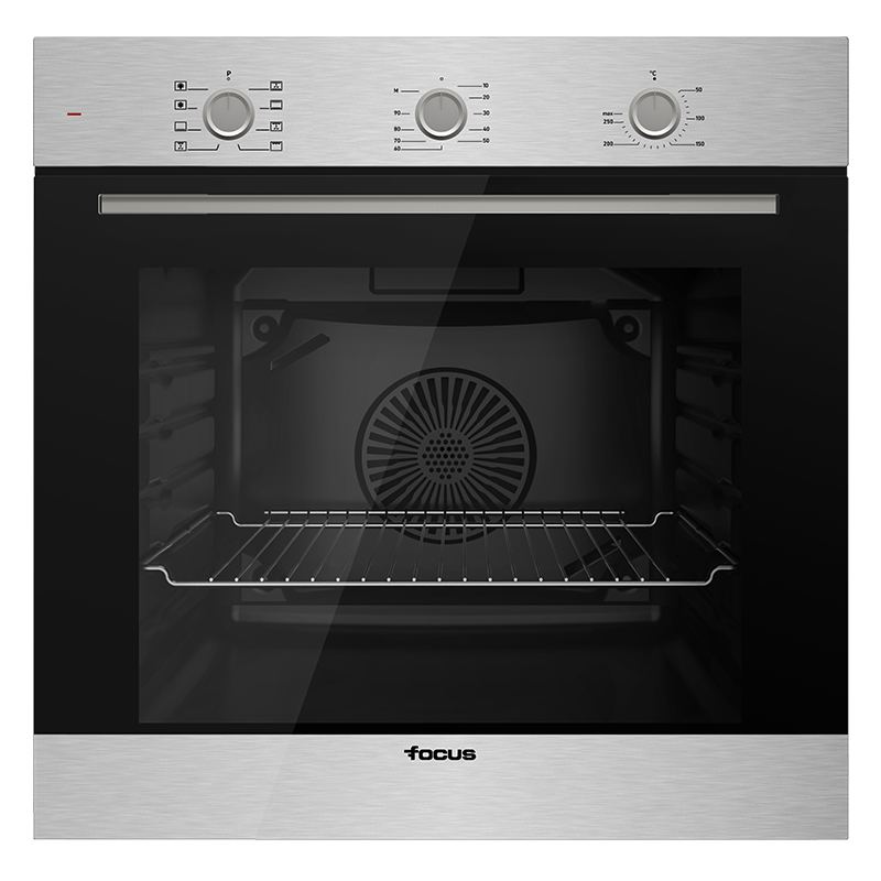Four encastrable électrique Focus F.525X – 58 L – 60 cm – 9 programmes – Inox