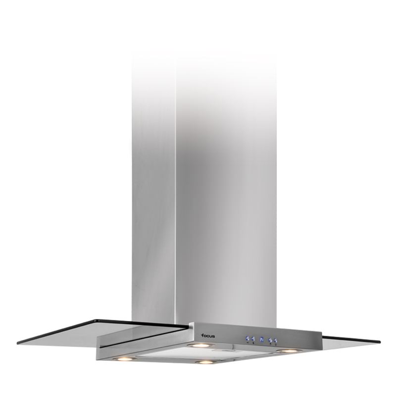 Hotte Focus F917X Centrale 90 CM 850 M³/h Inox