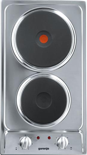 Gorenje Plaque de cuisson 2 foyers électriques inox EM300E