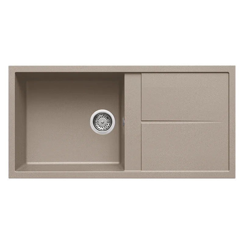 Évier Focus FILO100A Granitek 100 cm 1 bac Grège