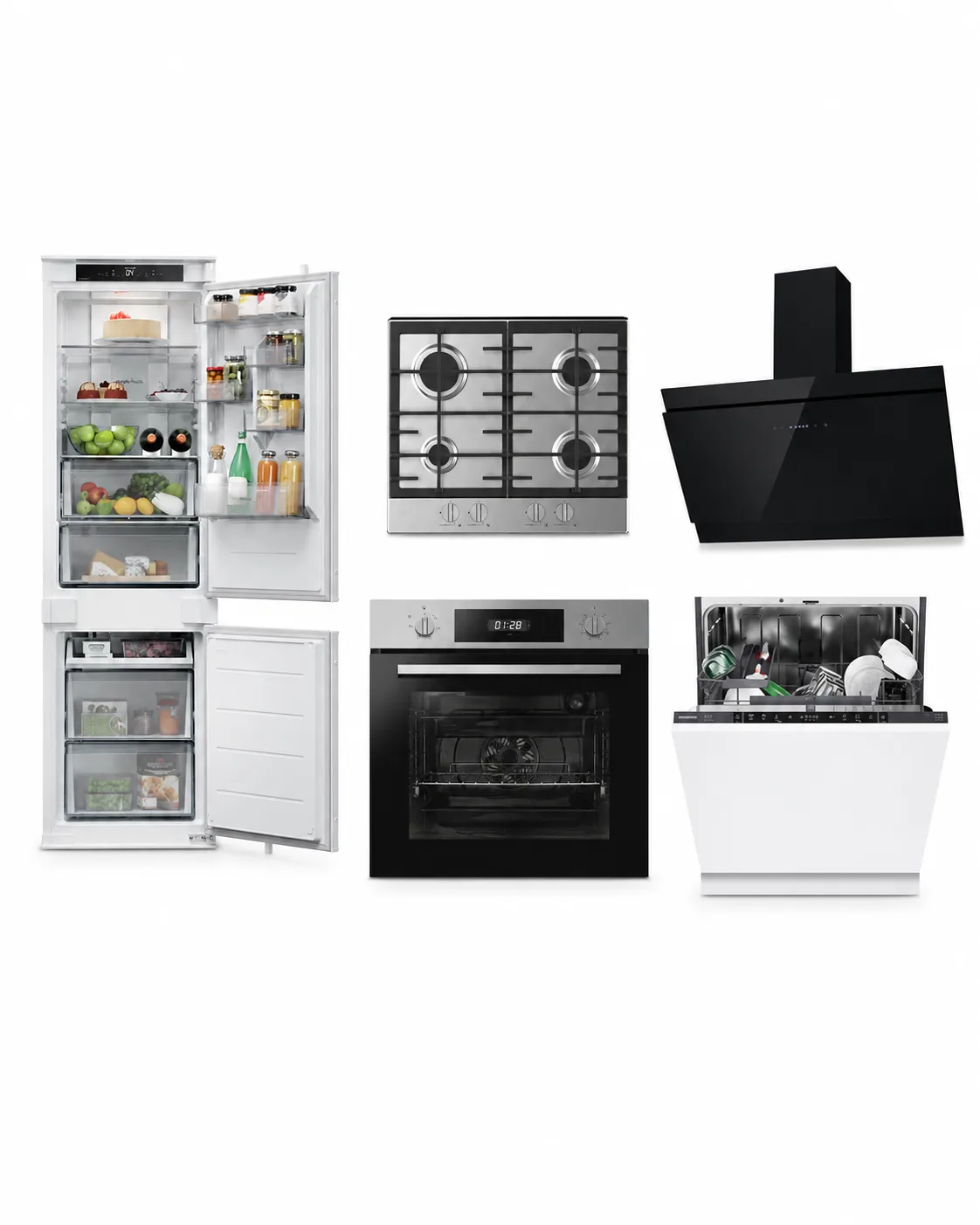 Pack Cuisine Équipée 1 – Inox