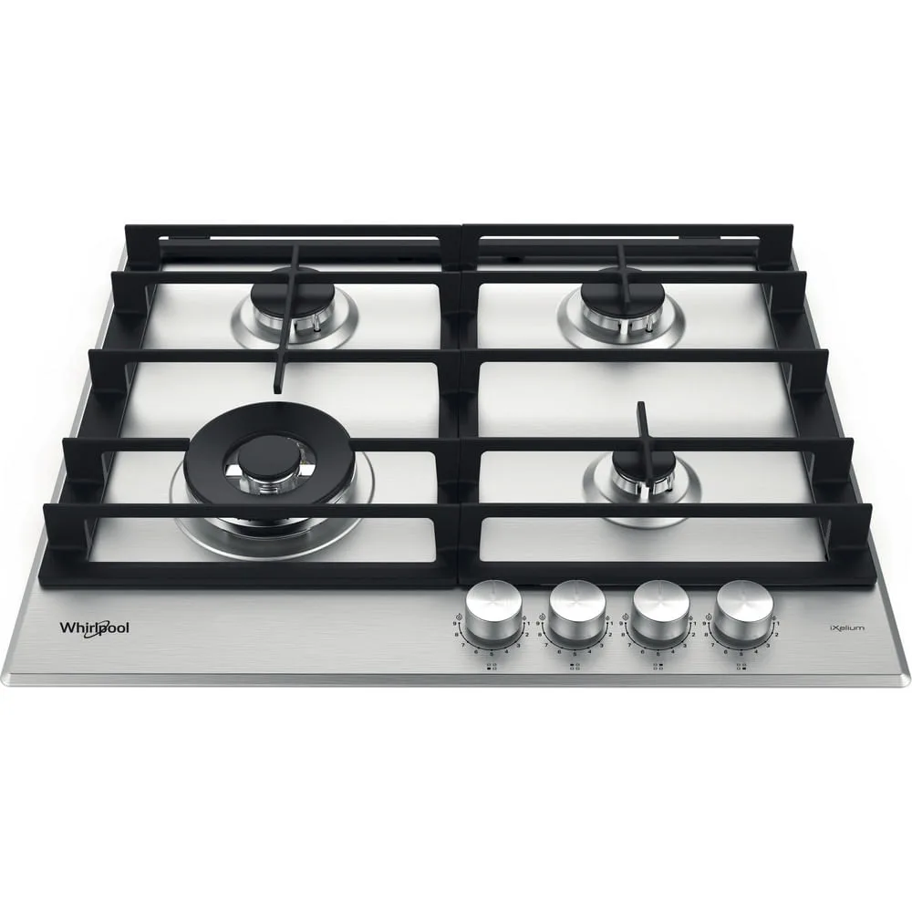 Whirlpool Gazinière gaz 4 feux GMWL 628/IXL FR