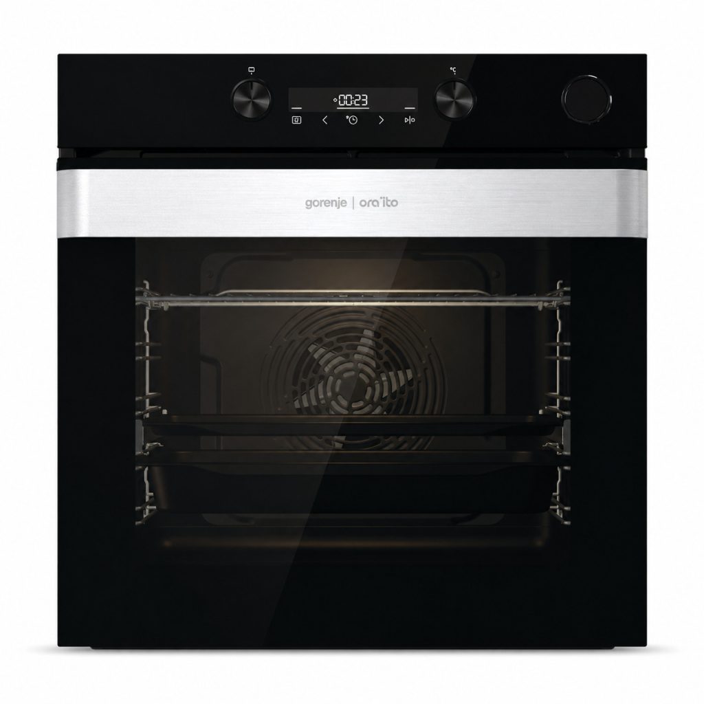 Four encastrable électrique Gorenje BSA6737ORAB – 77 L – SteamAssist – Noir