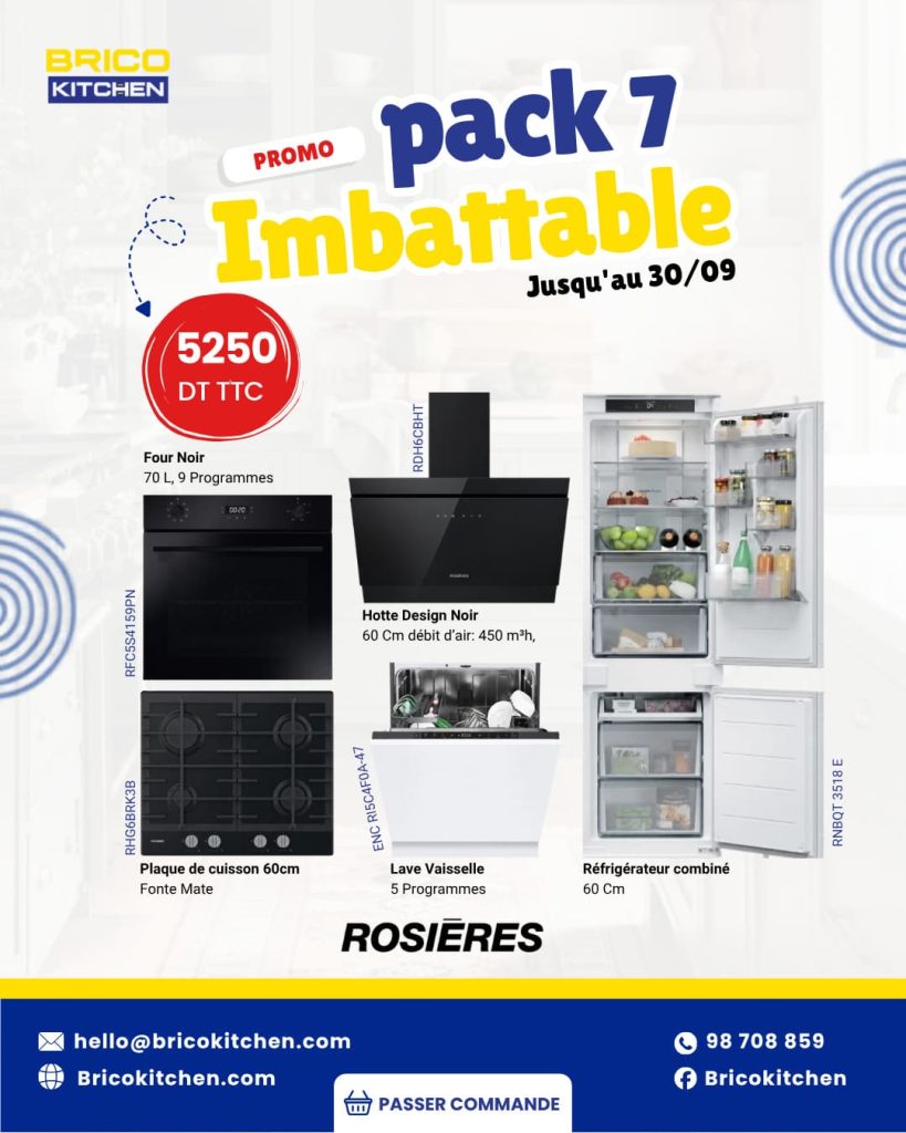 Pack Cuisine Équipée 2 – Noir