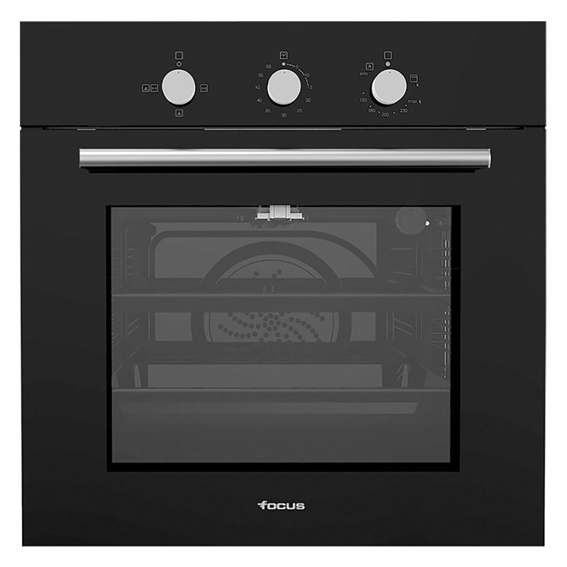 Four encastrable gaz Focus F.536B – 65 L – 60 cm – Noir