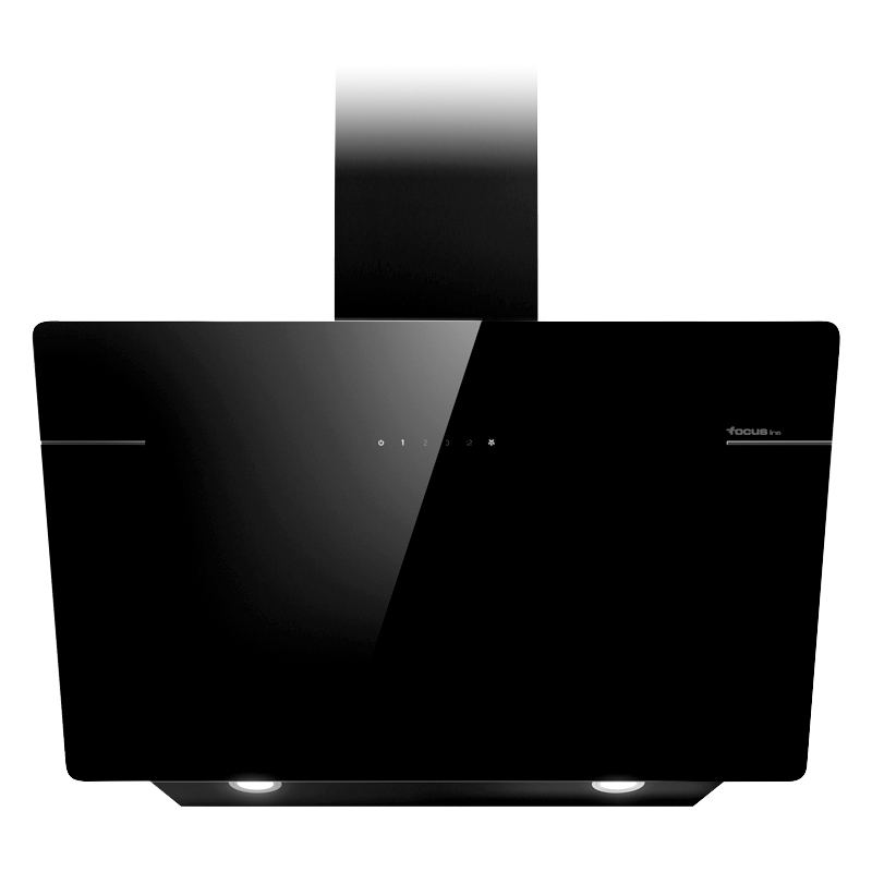 Hotte design Focus BARETTA 90 cm 1100 m3/h verre noir