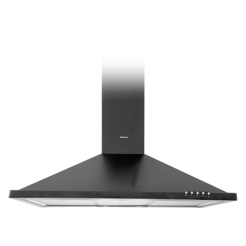 Hotte Focus F905B Pyramidale 90 CM 600 M³/h Noir