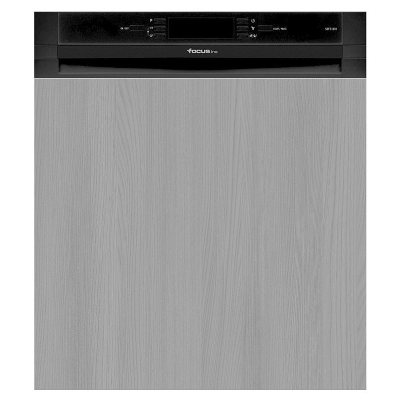 Lave-vaisselle Focus SOFT1310 14 couverts 8 programmes Semi Encastrable Noir