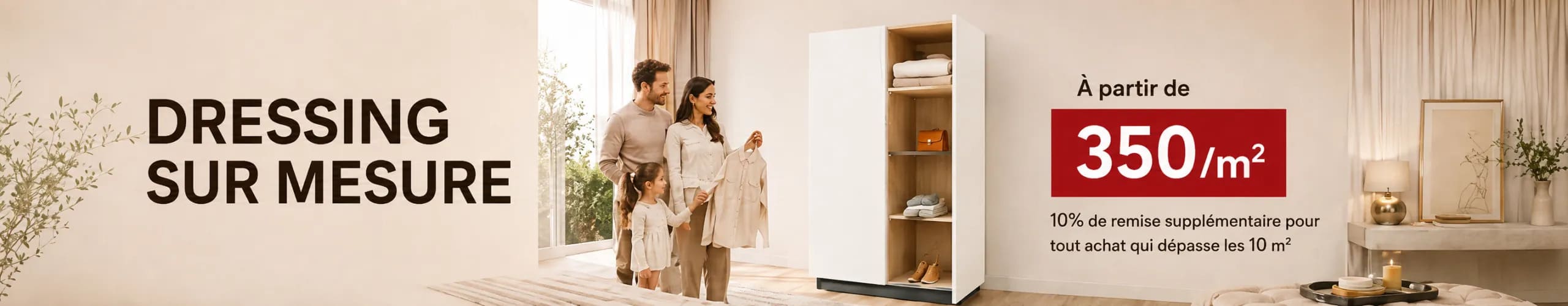 Dressing sur mesure BricoKitchen