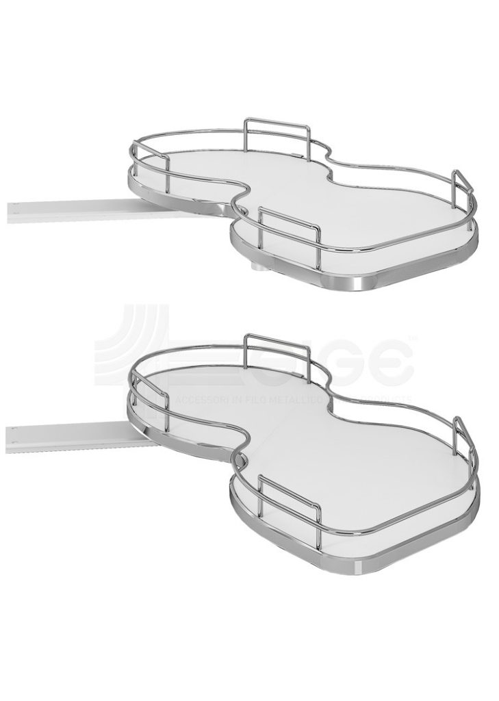 Kit Nuvola 2 plateaux SIGE – 45 cm/60 cm  – Gauche / Droite