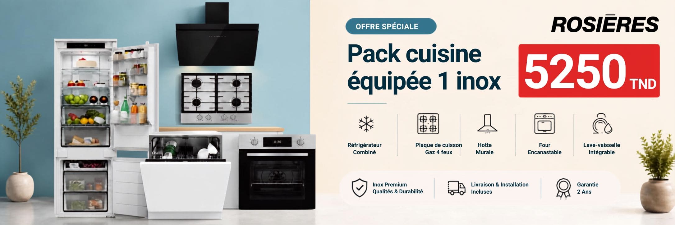 Pack cuisine équipée 1 BricoKitchen