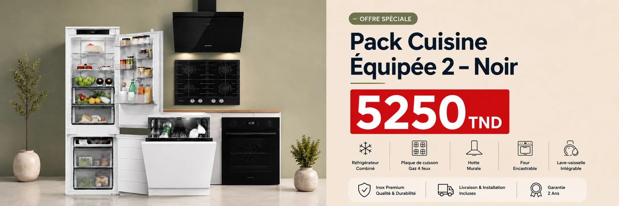 Pack cuisine équipée 2 BricoKitchen