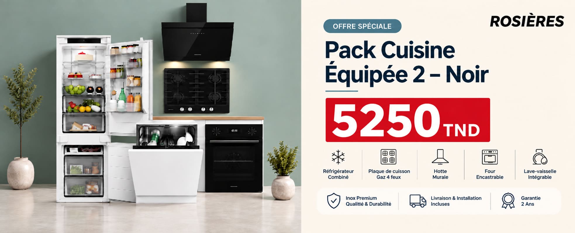 Pack cuisine équipée 2 BricoKitchen