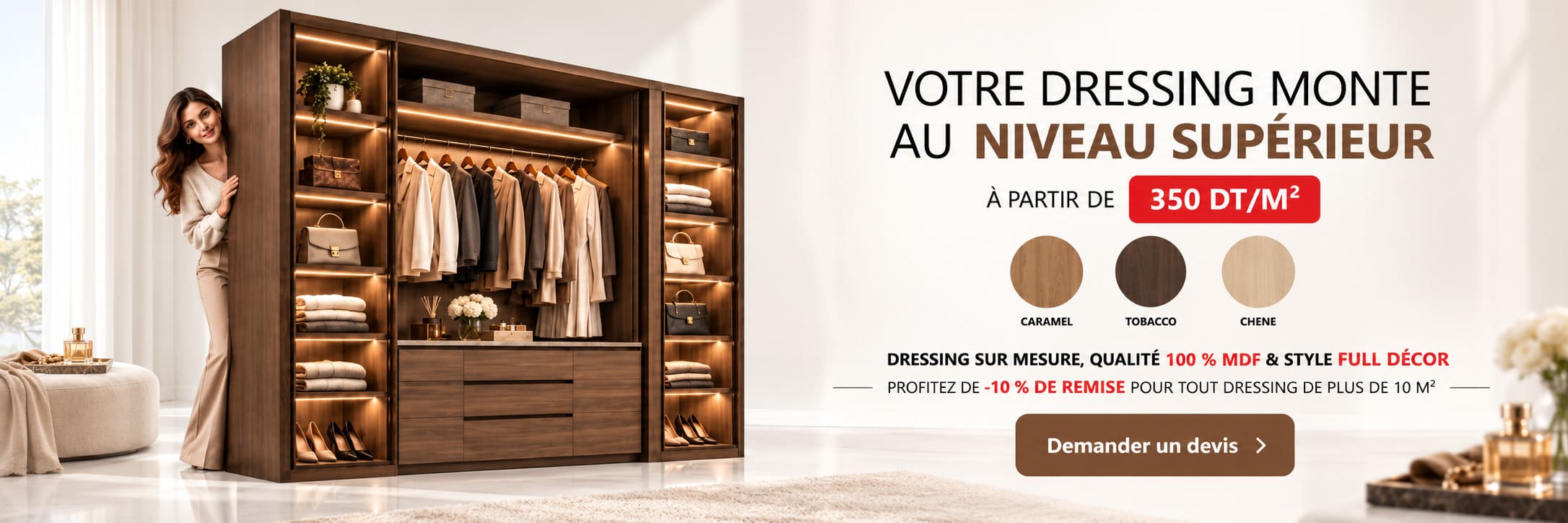 Dressing sur mesure BricoKitchen